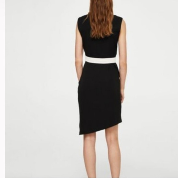 Mango Contrast Waist Dress - Picture 3 of 5